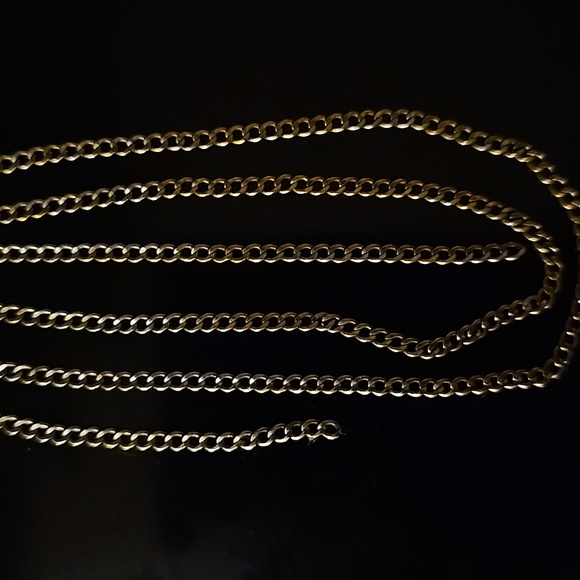 NEW Real 10K Gold Cuban Chain 24" Men’s Necklace - Picture 3 of 7
